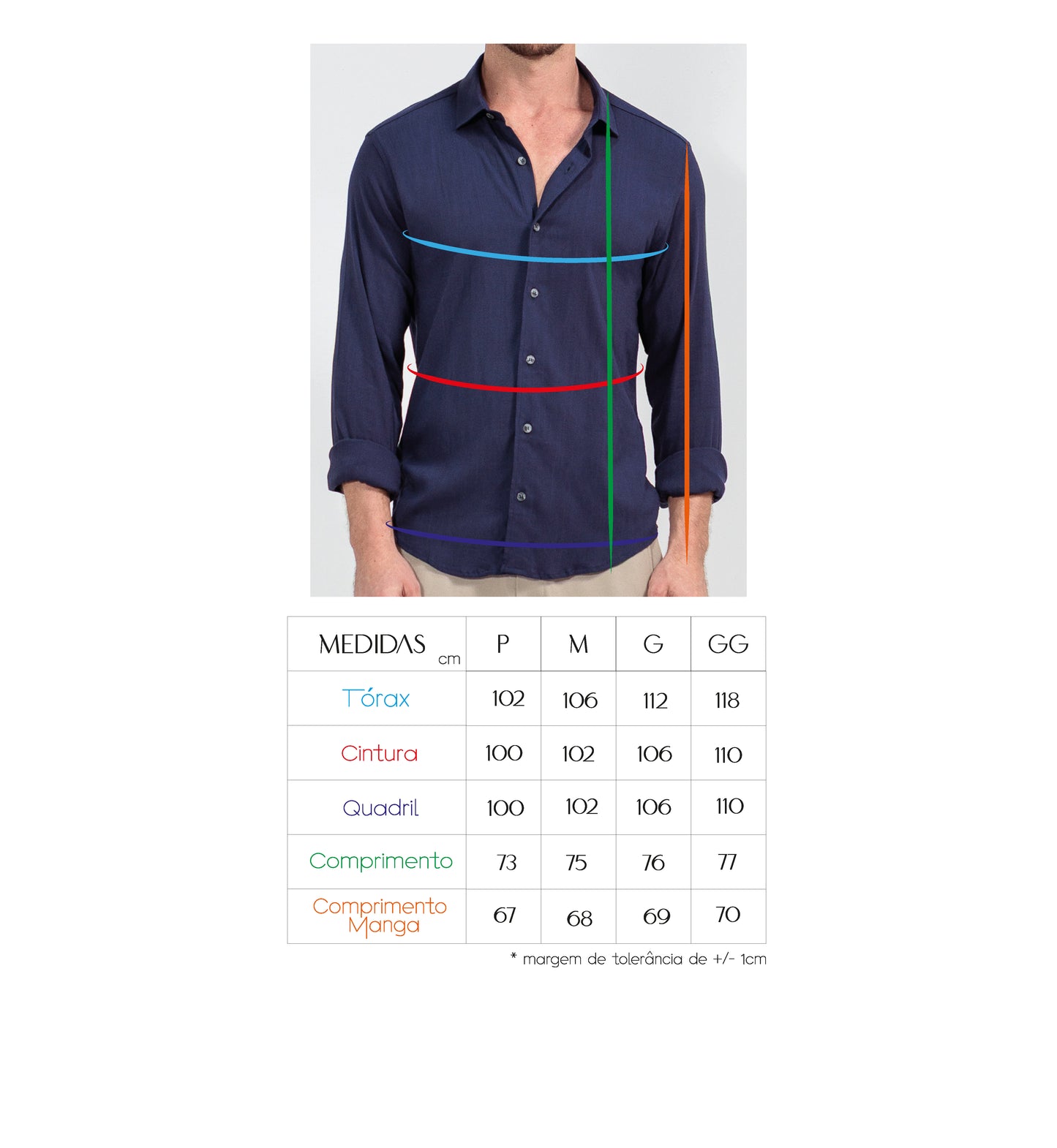 CAMISA SLUB