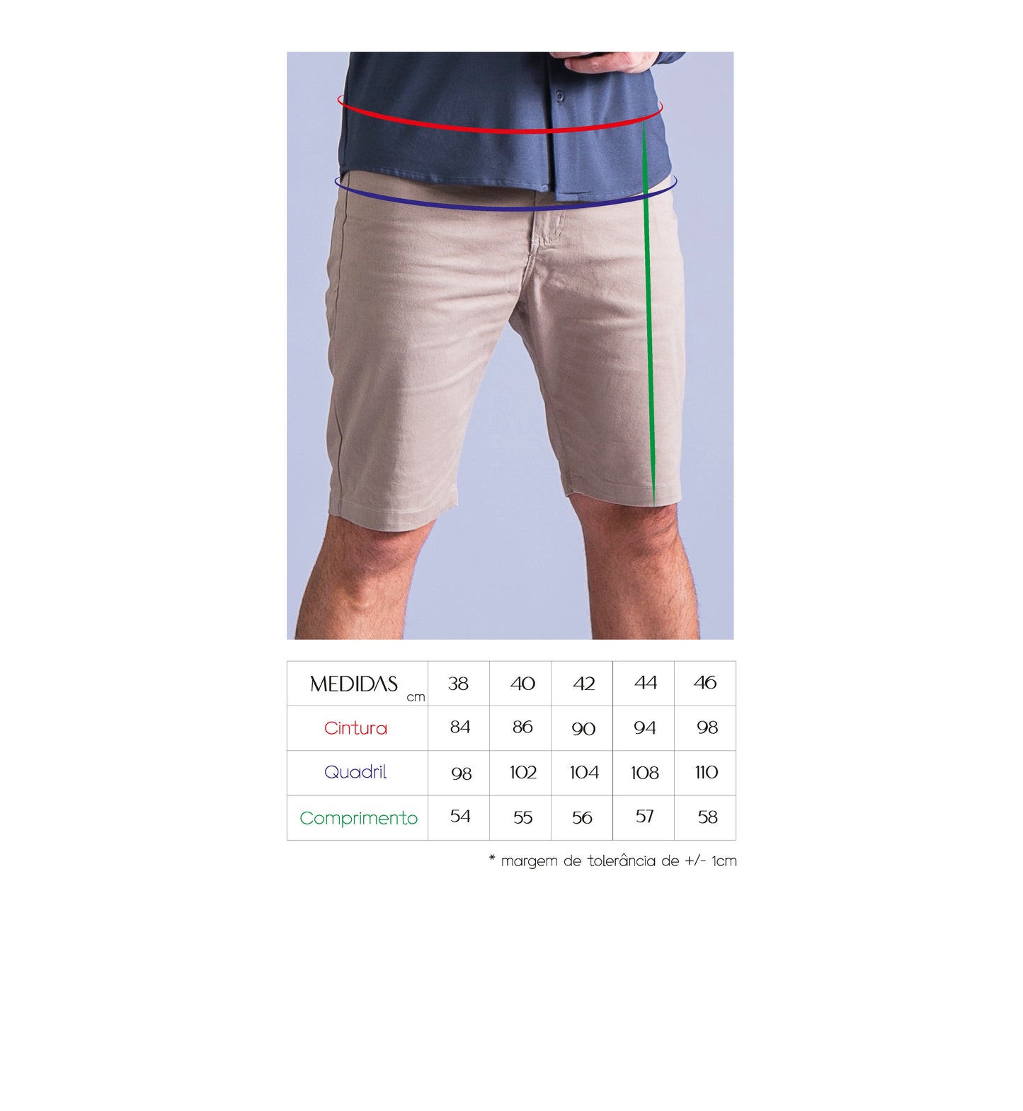 BERMUDA FAIXA COSTAS