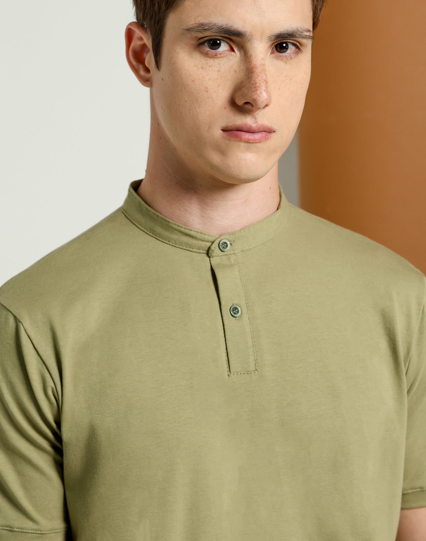 CAMISETA HENLEY SLIM