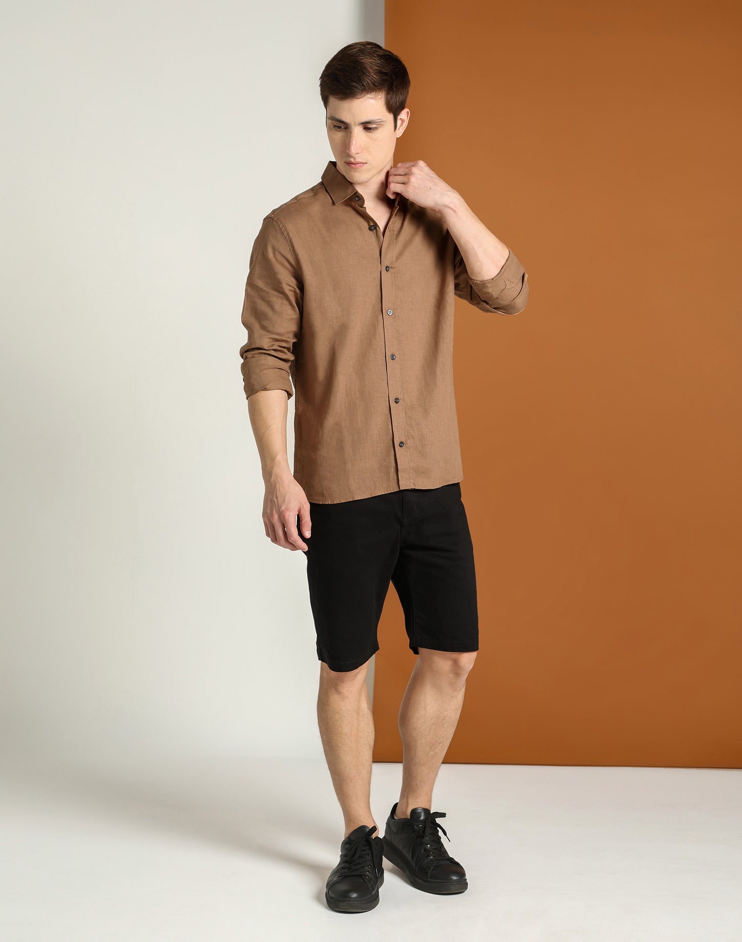 CAMISA CAMBRAIA DE LINHO SLIM