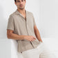 CAMISA MANGA CURTA MÔNACO AREIA ESCURO