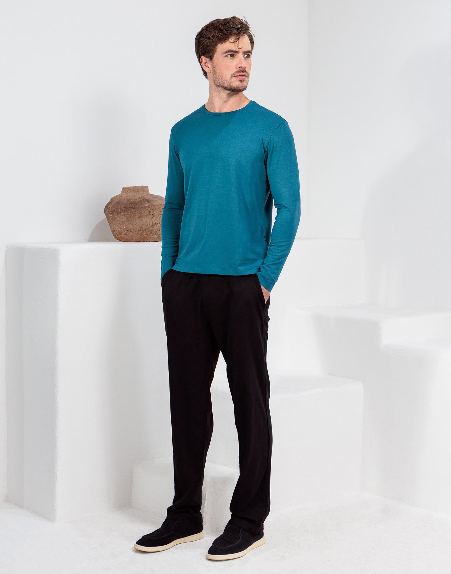 CAMISETA MANGA LONGA BÁSICA MODAL 2