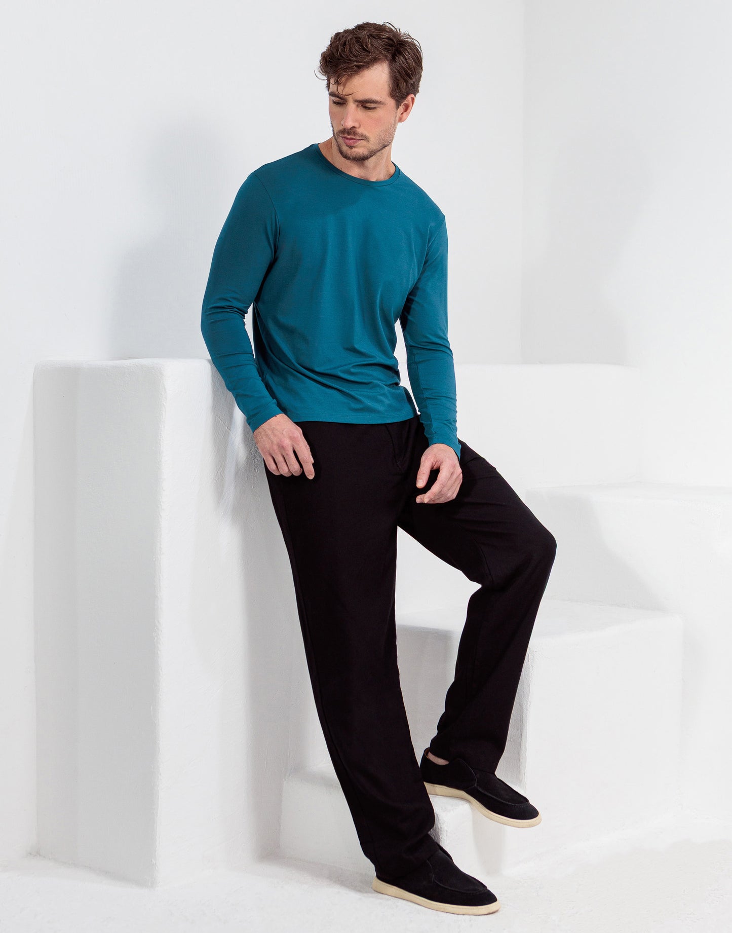 CAMISETA MANGA LONGA BÁSICA MODAL 2