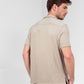 CAMISA MANGA CURTA MÔNACO AREIA ESCURO