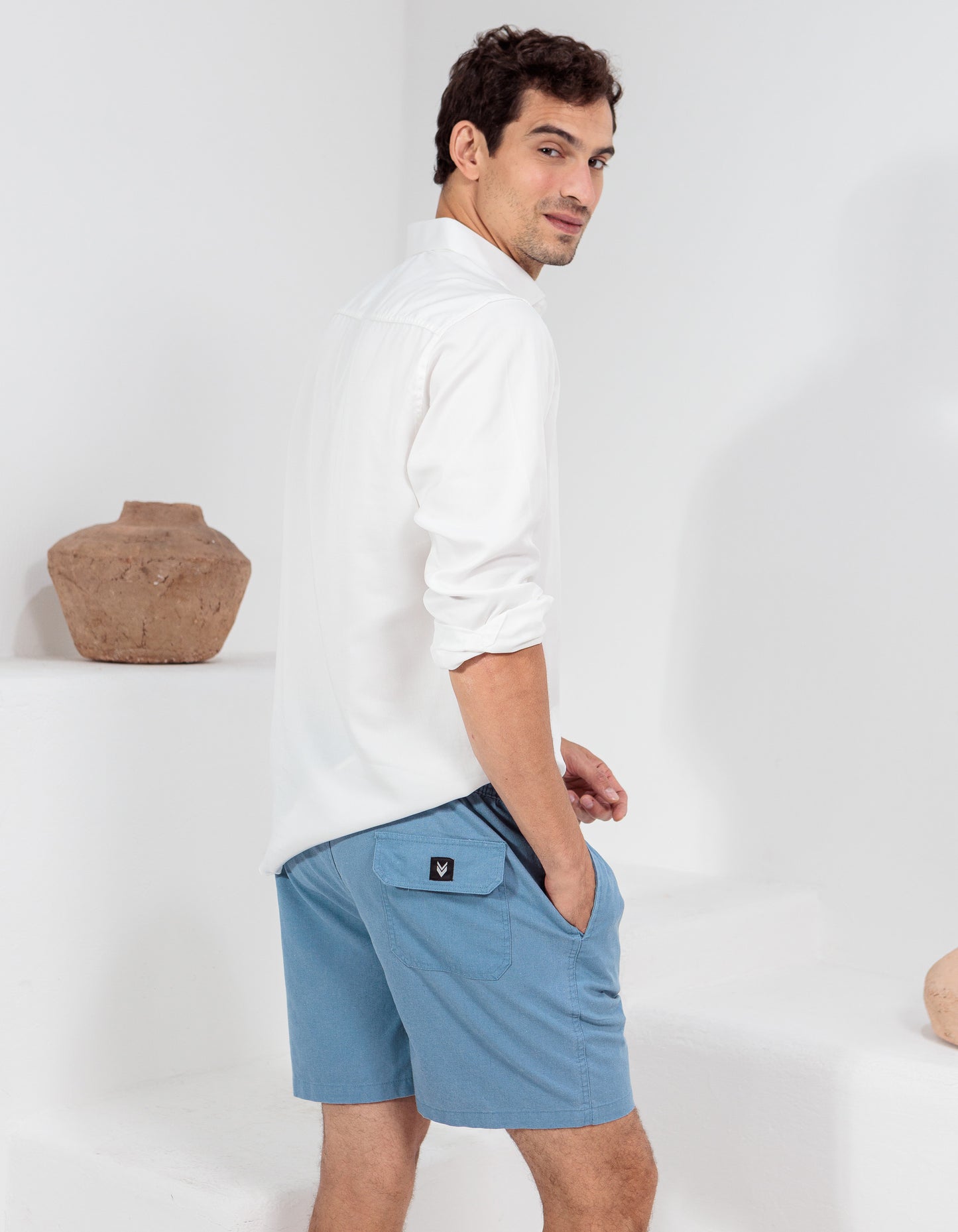 SHORTS VISCOLINHO LAPELA