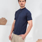 CAMISETA HENLEY SLIM MARINHO