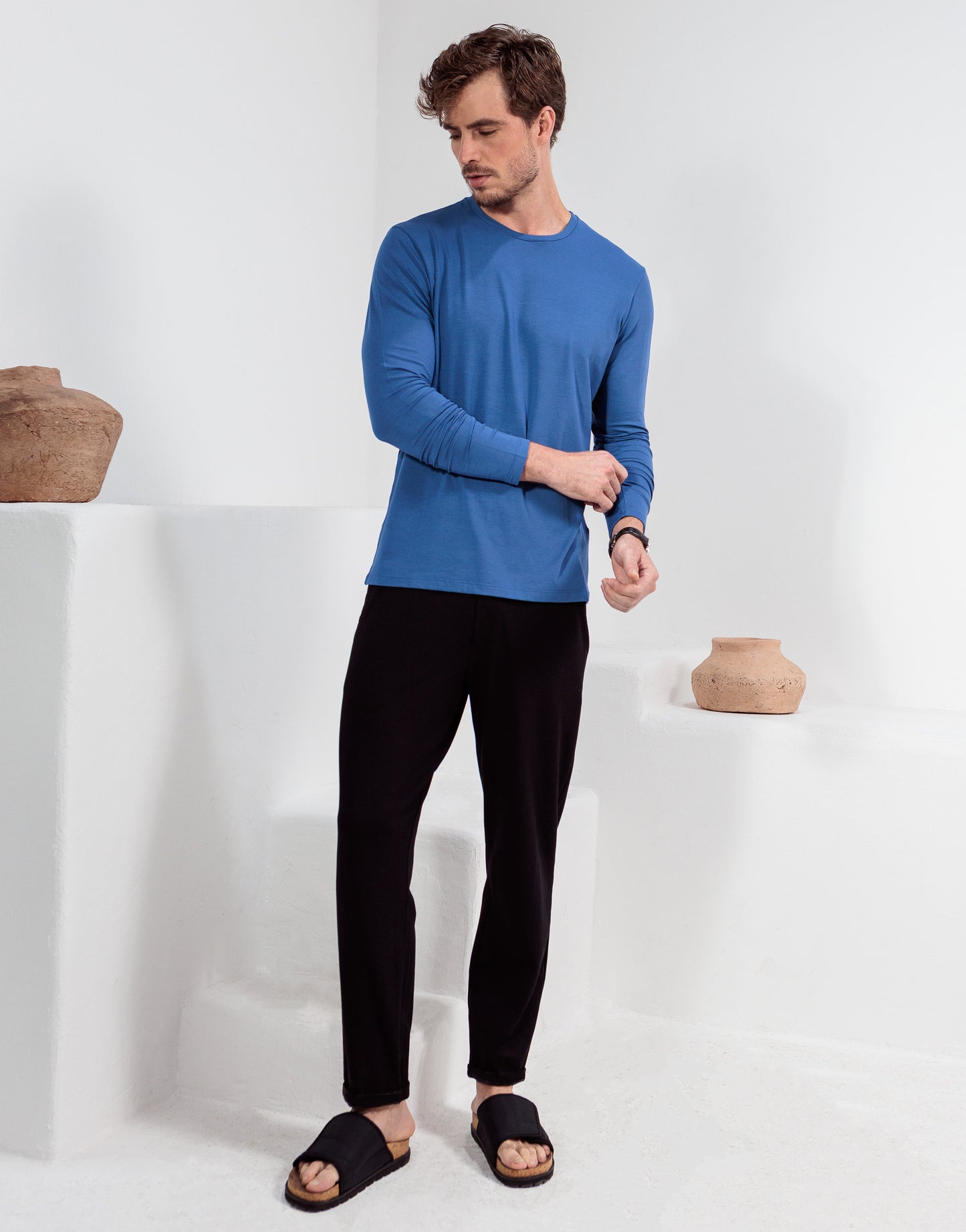 CAMISETA MANGA LONGA BÁSICA MODAL 2