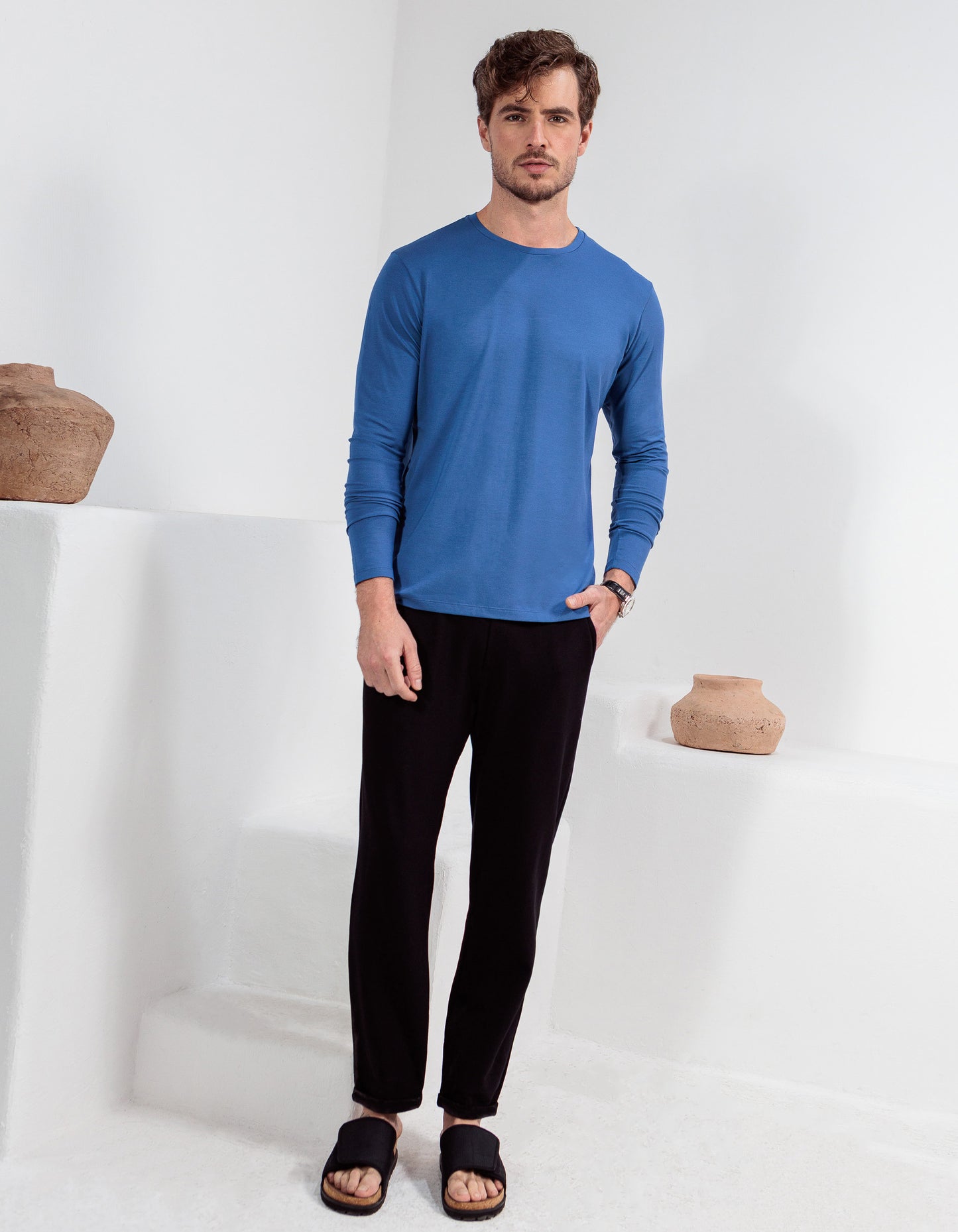 CAMISETA MANGA LONGA BÁSICA MODAL 2