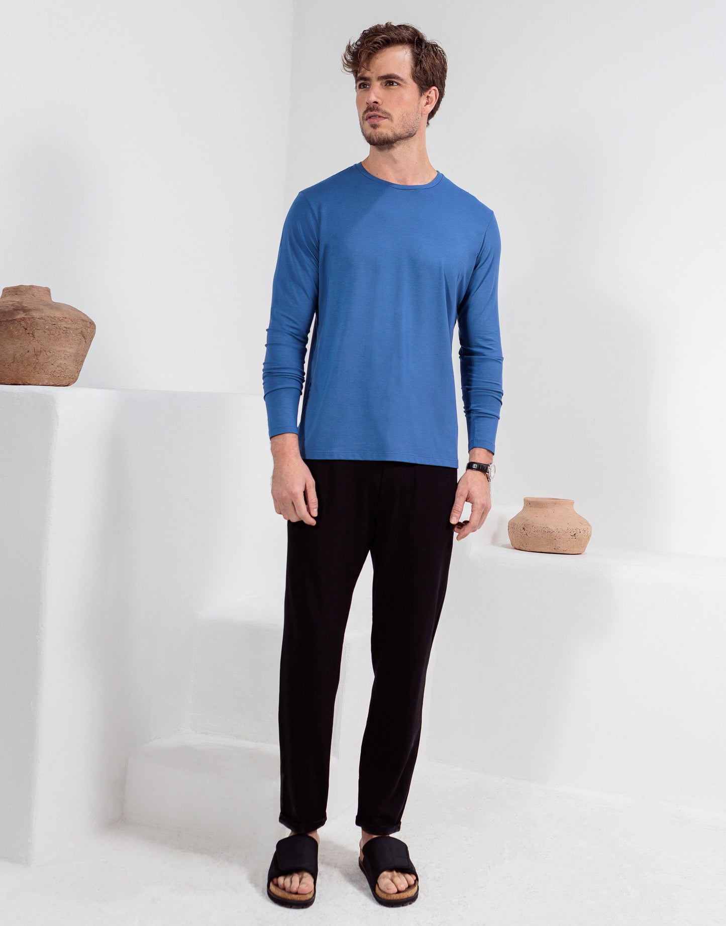 CAMISETA MANGA LONGA BÁSICA MODAL 2