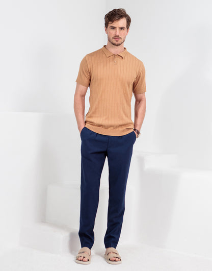 POLO TRICOT BOTÃO
