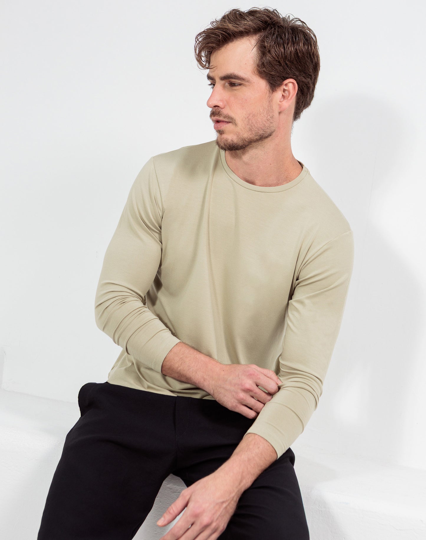 CAMISETA MANGA LONGA BÁSICA MODAL 2