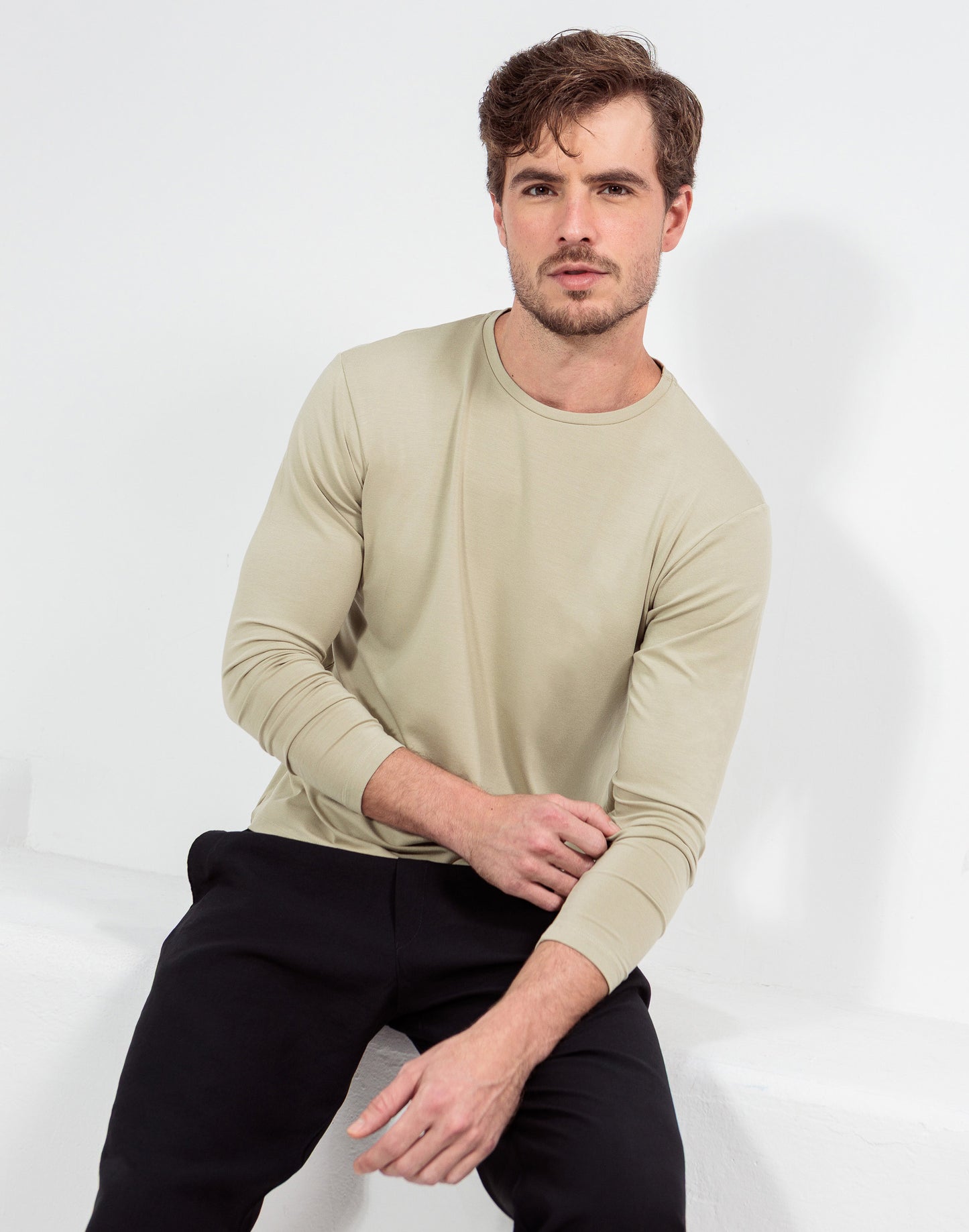 CAMISETA MANGA LONGA BÁSICA MODAL 2