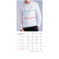 CAMISETA MANGA LONGA DECOTE REDONDO LETRAS COSTAS